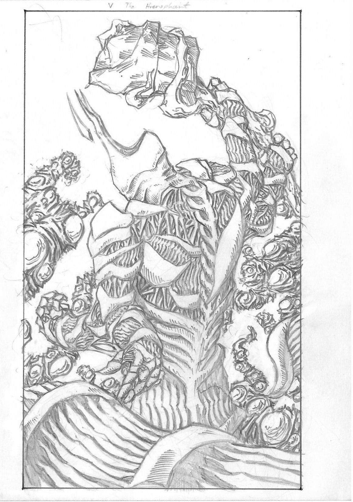 5 - The Hierophant Original Art