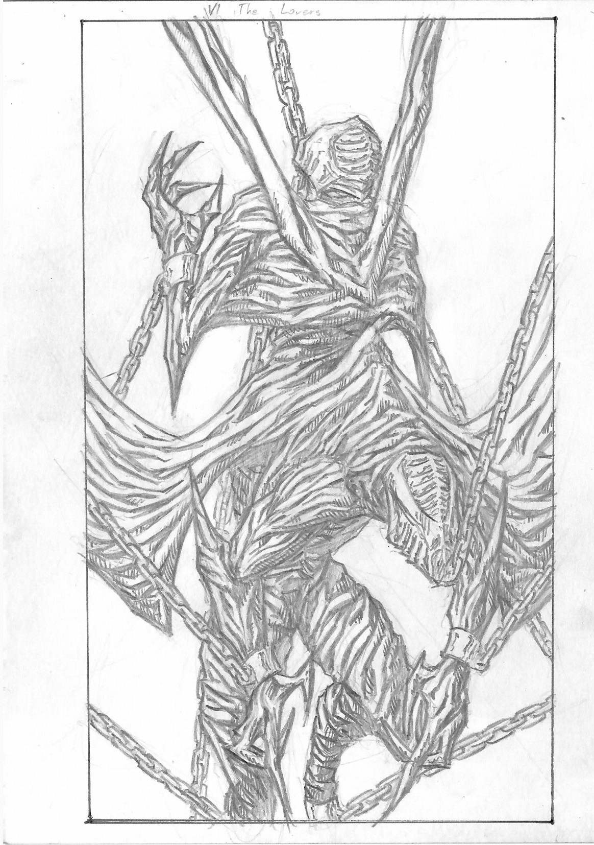 6 - The Lovers Original Art