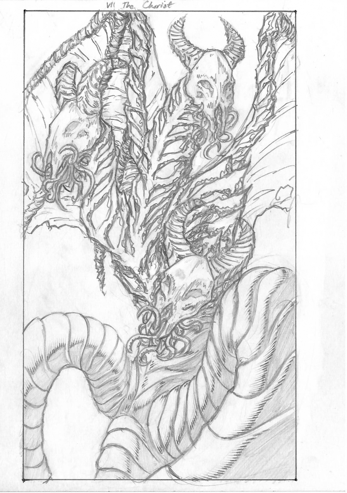 7- The Chariot Original Art