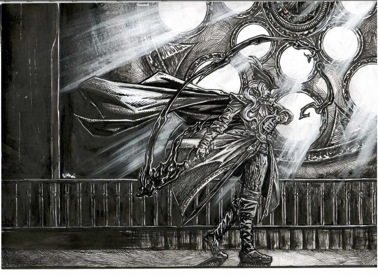 Vileblood Hunter Original Art