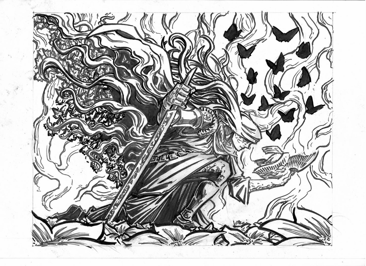 Malenia, Goddess of Rot Original Art