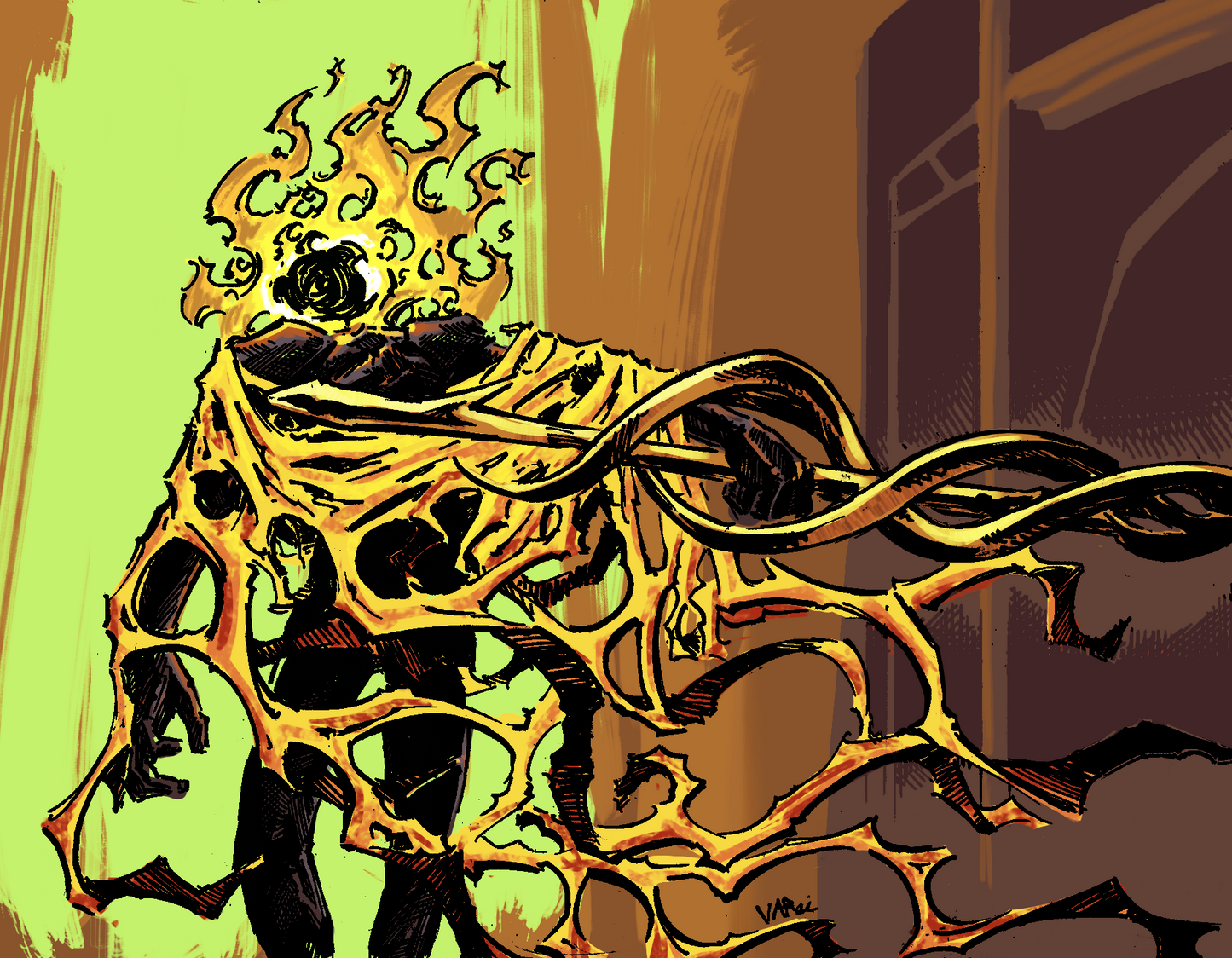 Midra, Lord of Frenzied Flame Color Print