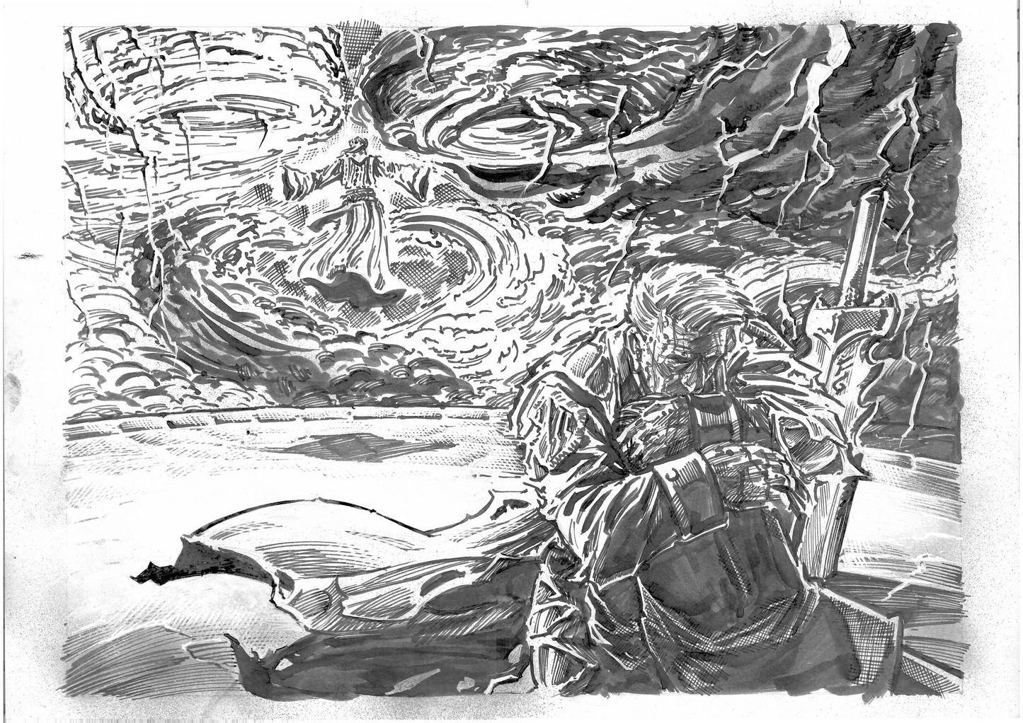 Retribution Original Art