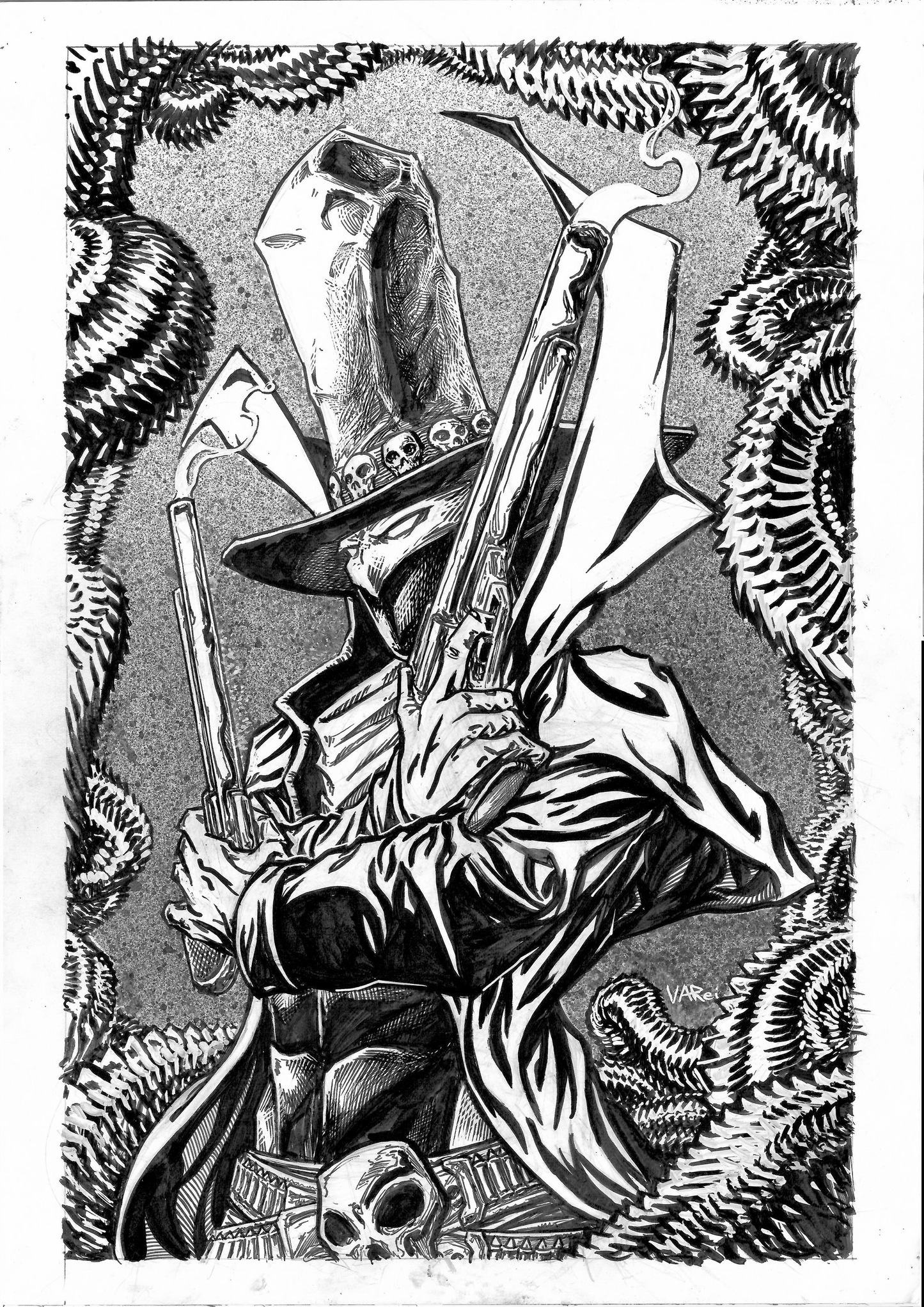 Spawnuary Gunslinger 2 Original Art