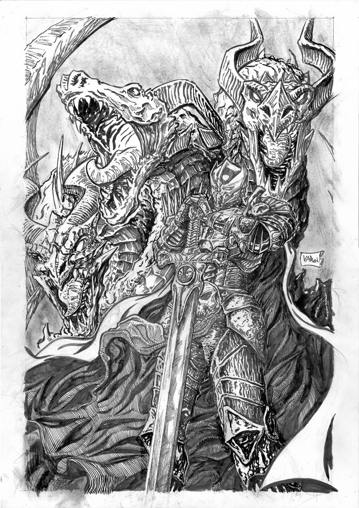 Spawnuary Scorched 1 Original Art