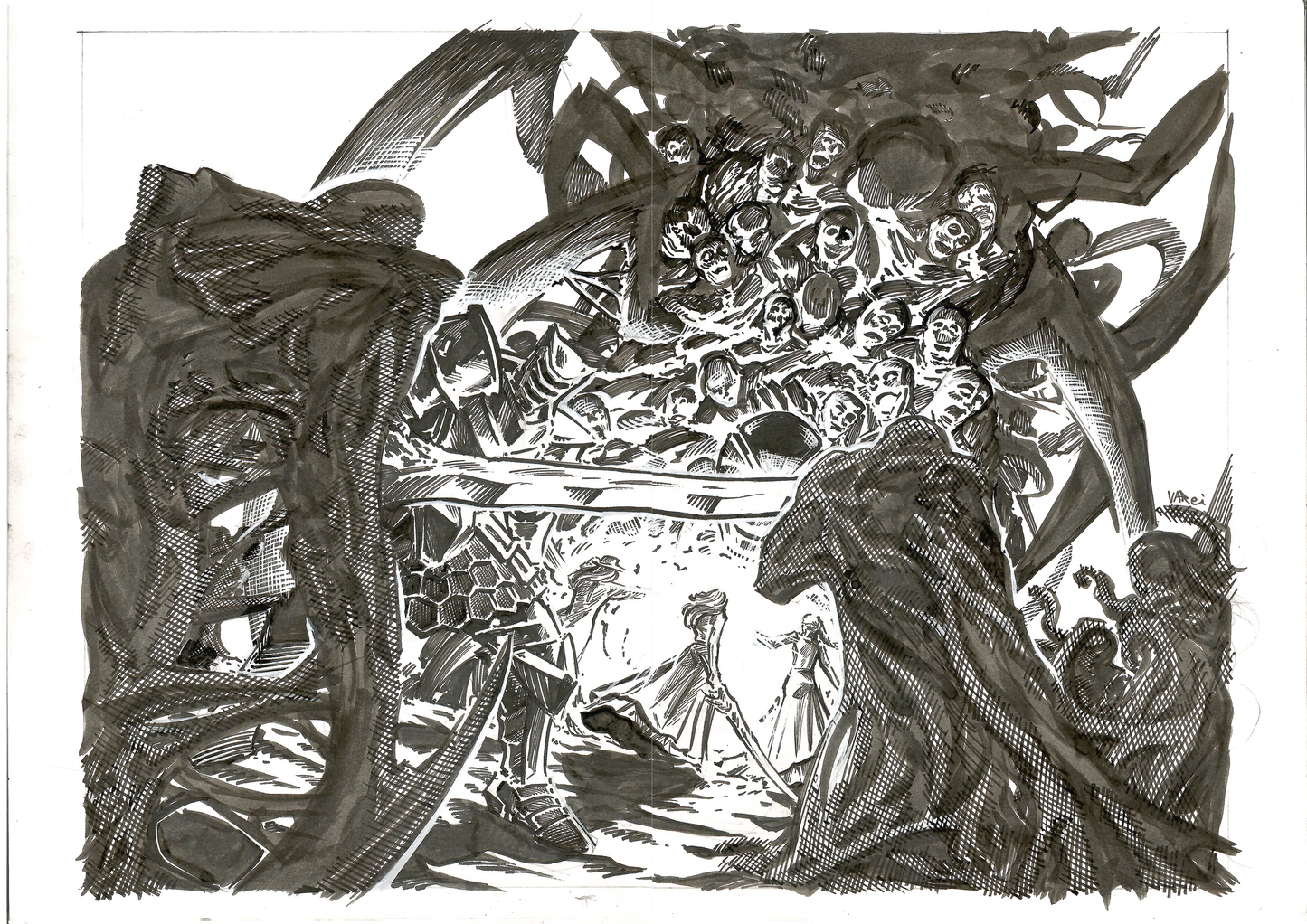 The Midnight Mother Original Art