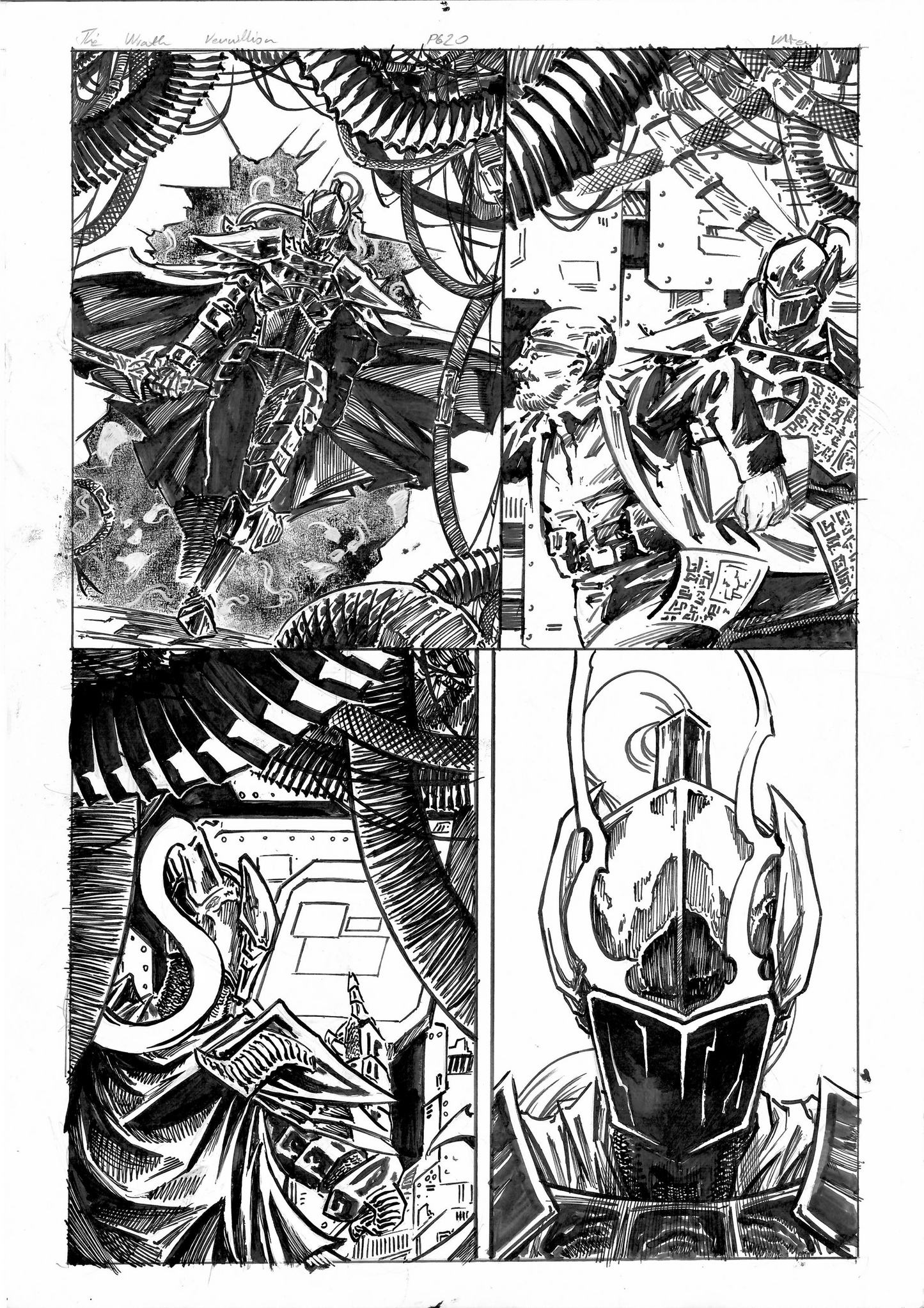 The Wrath Vermillion Page 20 Original Art