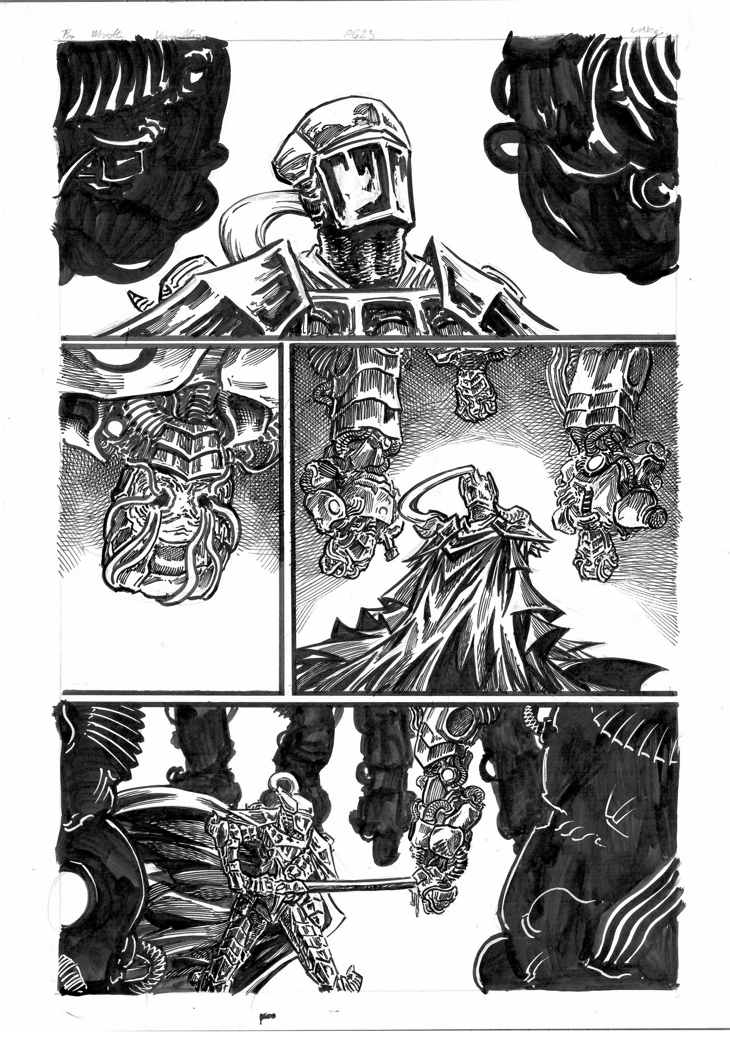 The Wrath Vermillion Page 23 Original Art