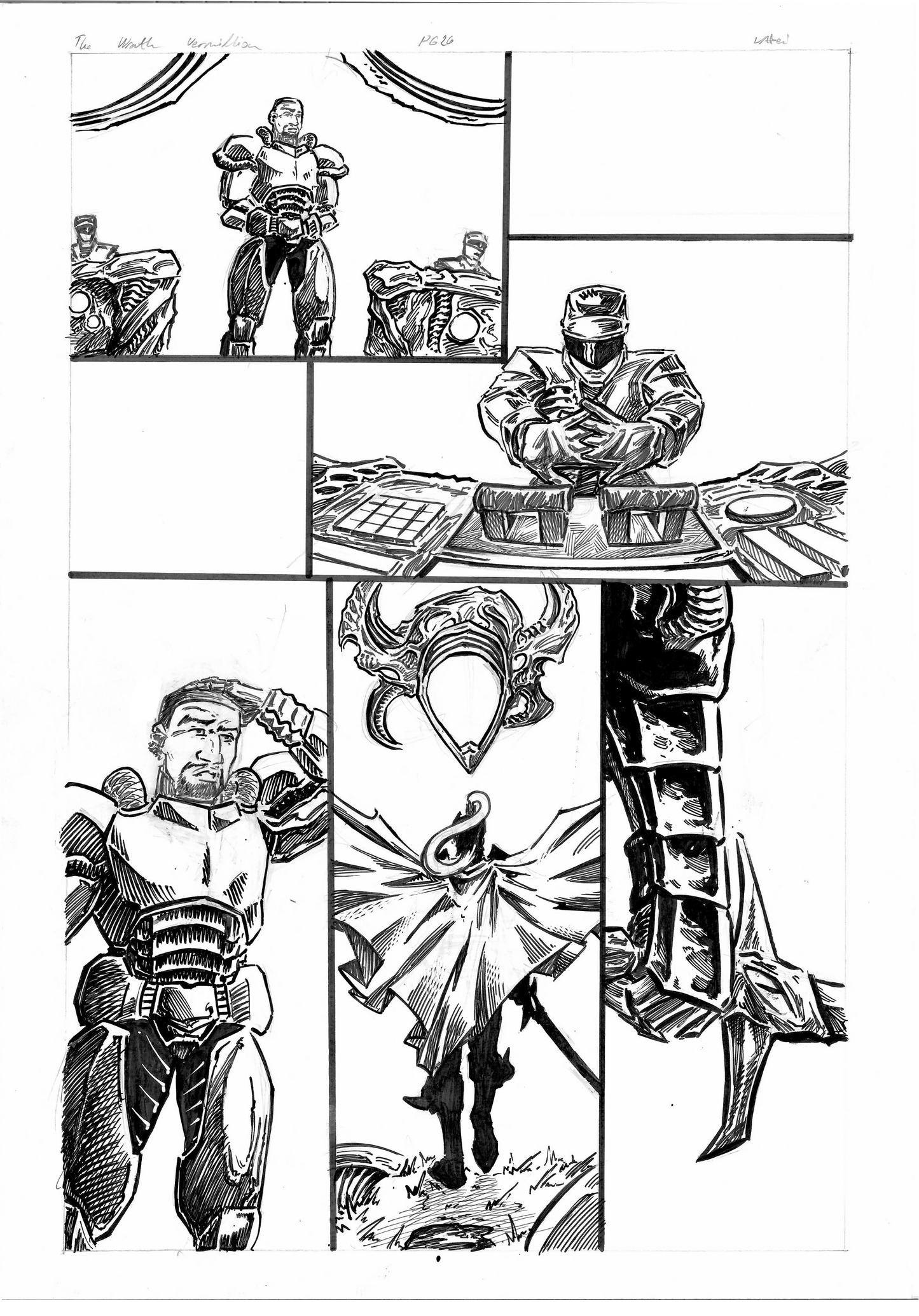 The Wrath Vermillion Page 26 Original Art
