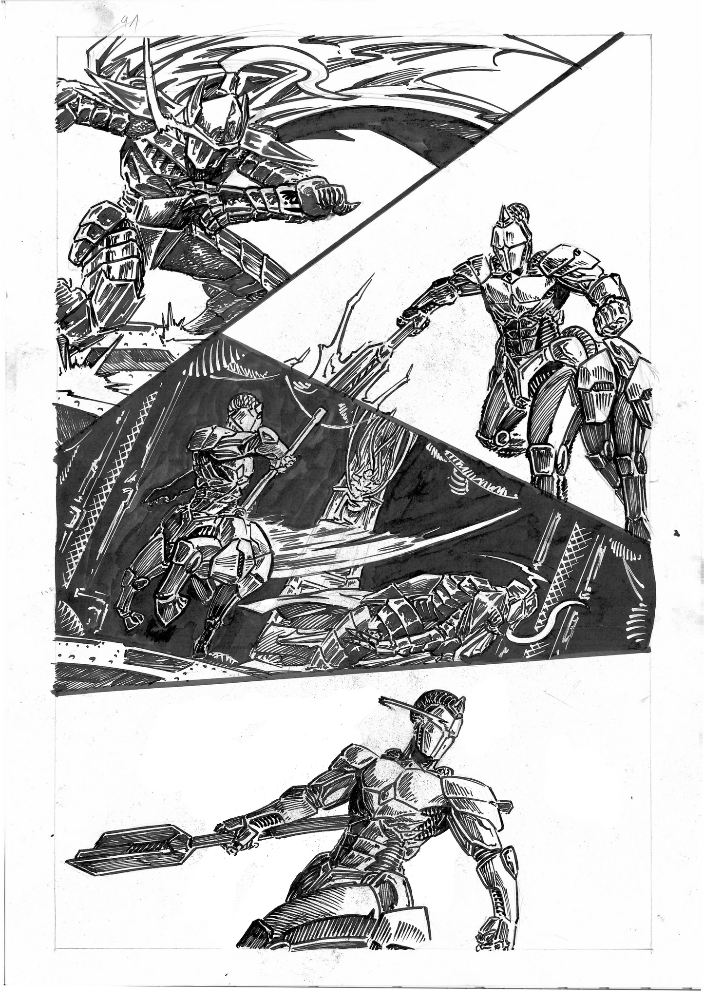 The Wrath Vermillion Page 41 Original Art