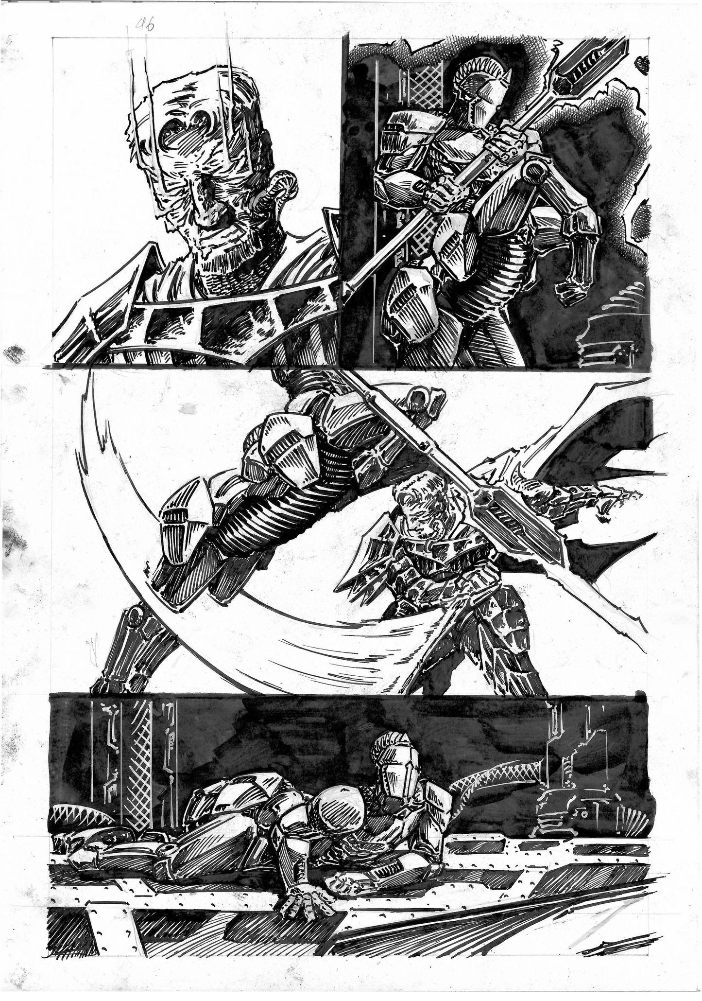 The Wrath Vermillion Page 46 Original Art