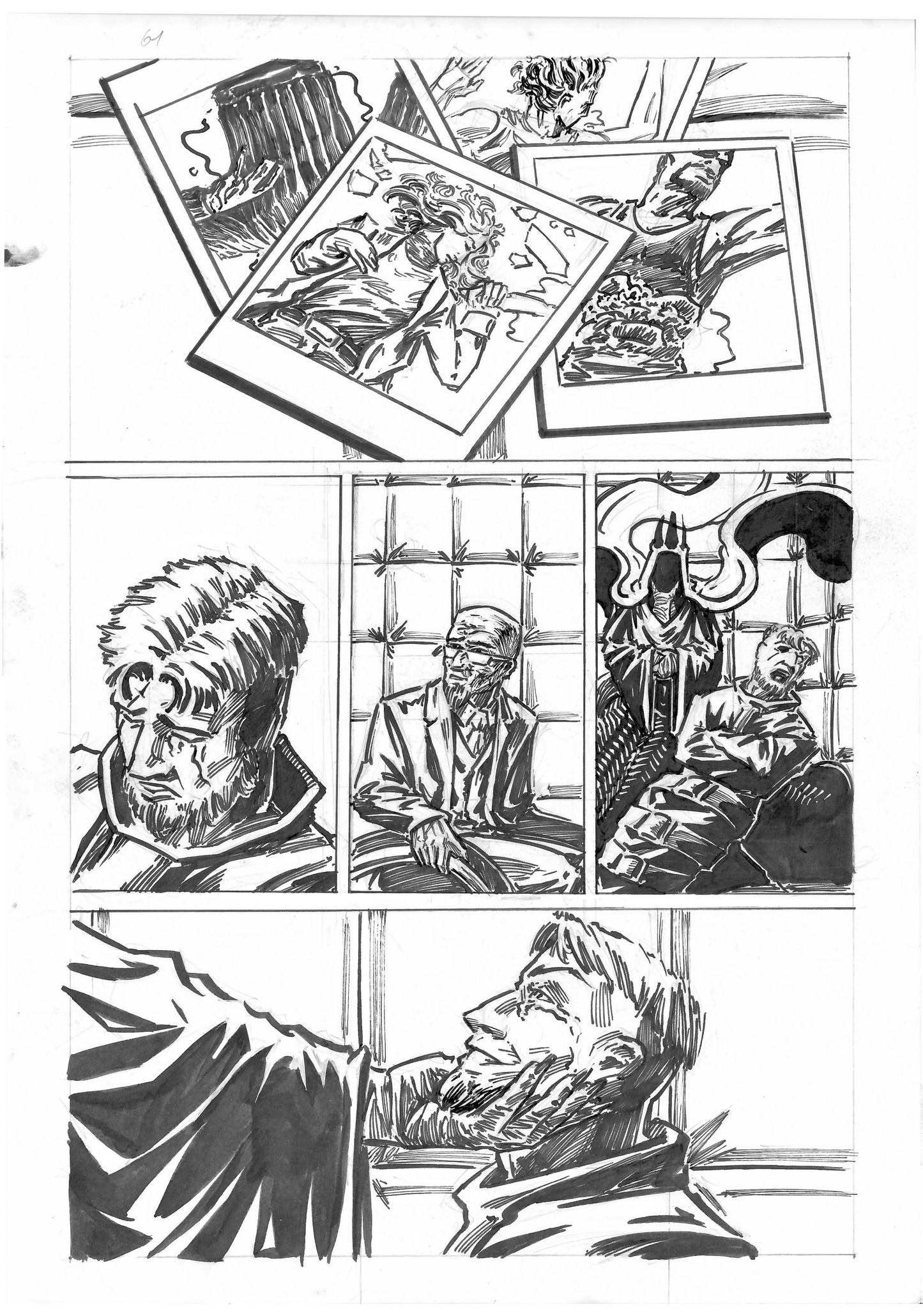 The Wrath Vermillion Page 61 Original Art