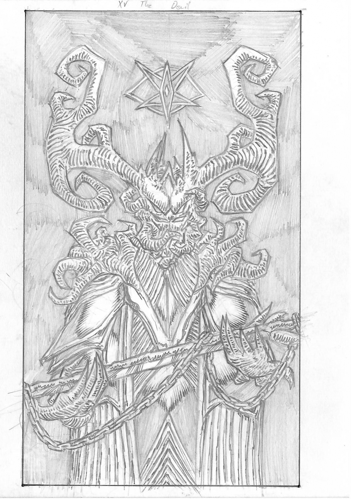 15 - The Devil Original Art