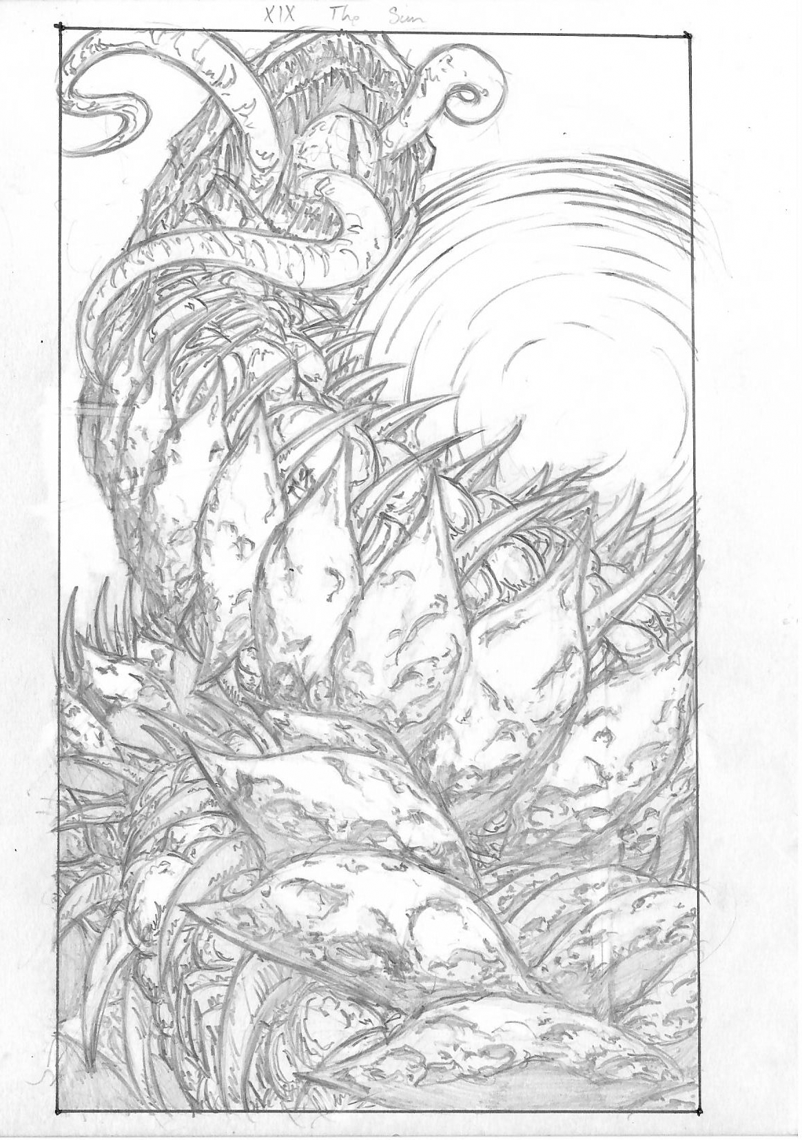 19 - The Sun Original Art