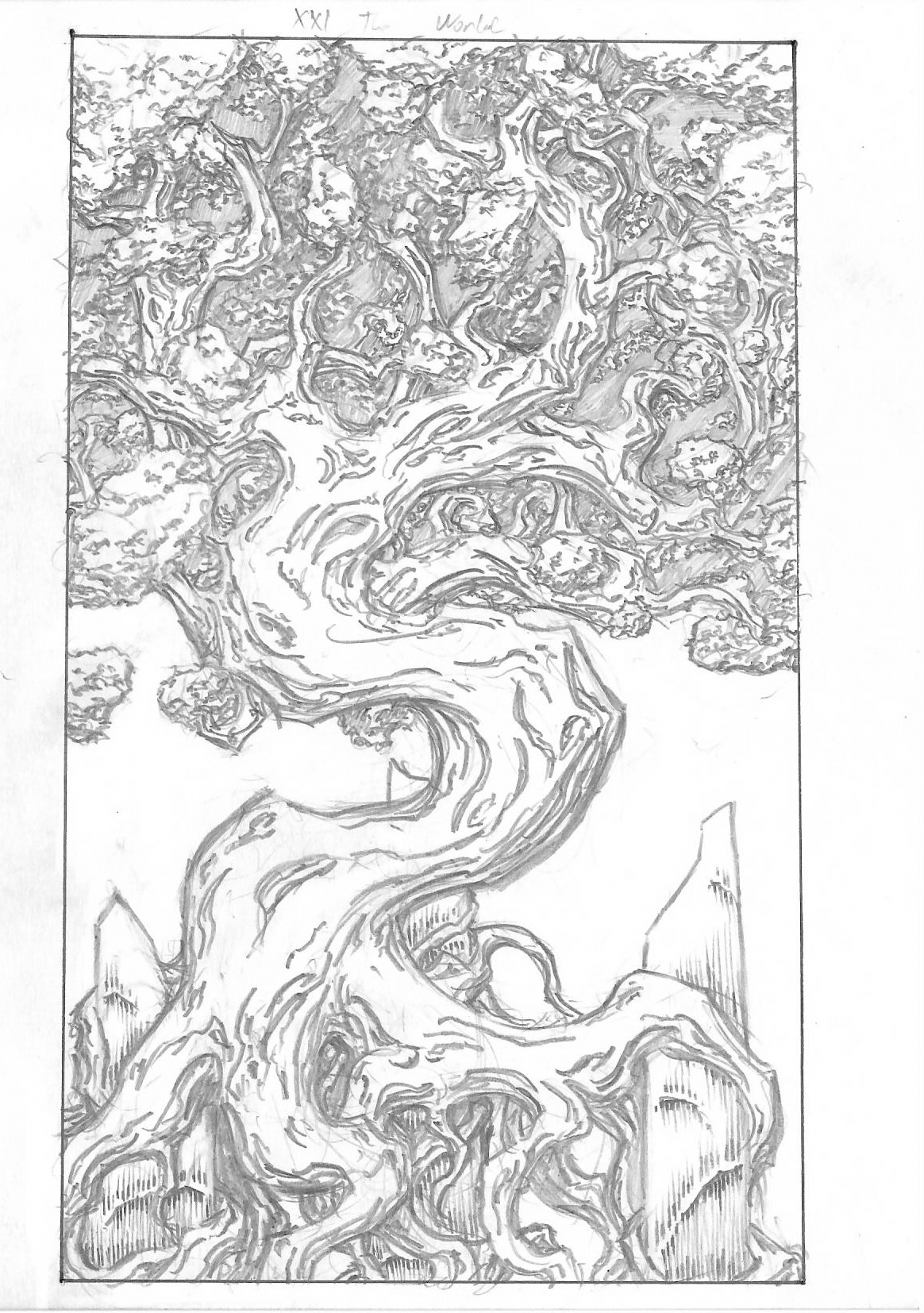 21 - The World Original Art