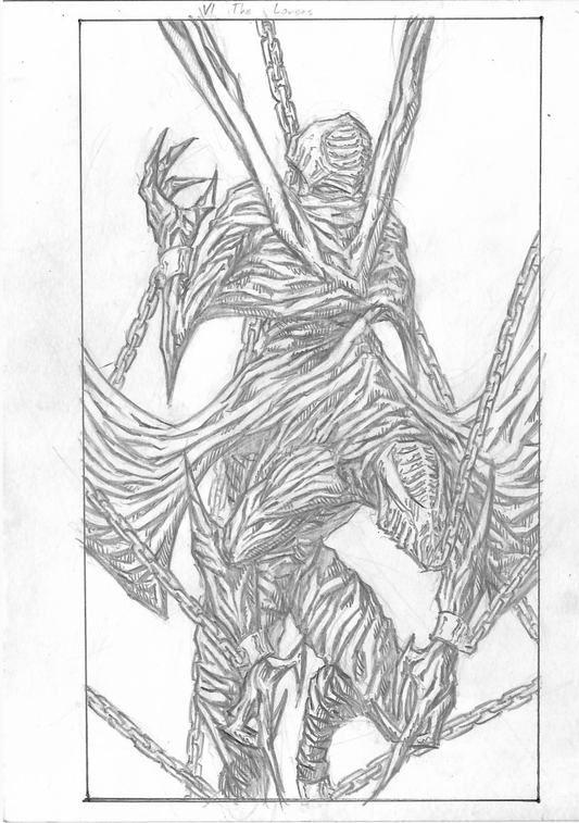 6 - The Lovers Original Art
