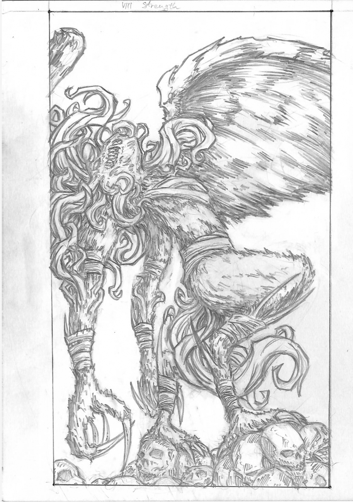 8 - Strength Original Art