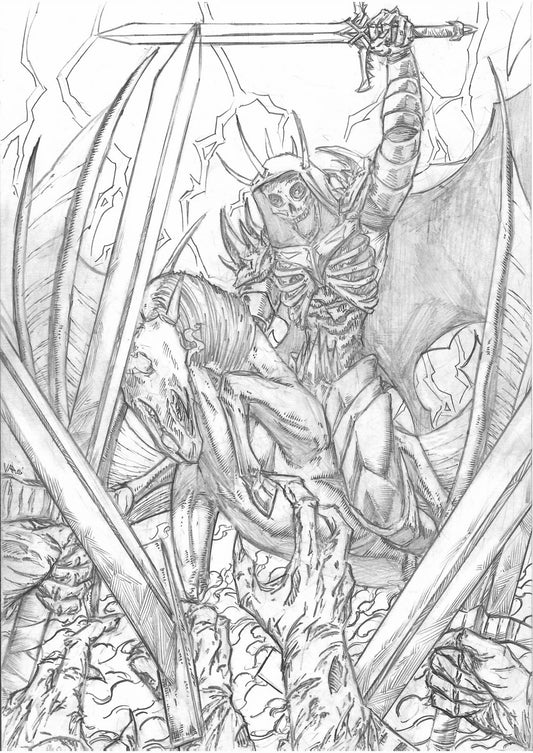 The Once and Future Corpse Original Art