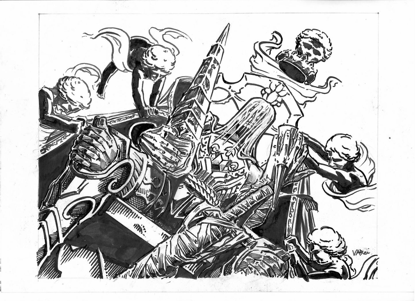 Eviterno, Father of the Penitents Original Art