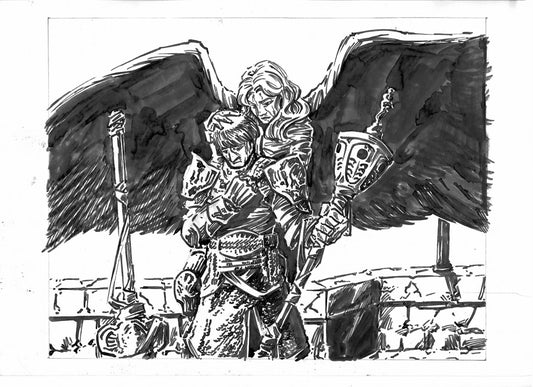 Esdras and Perpetva Original Art