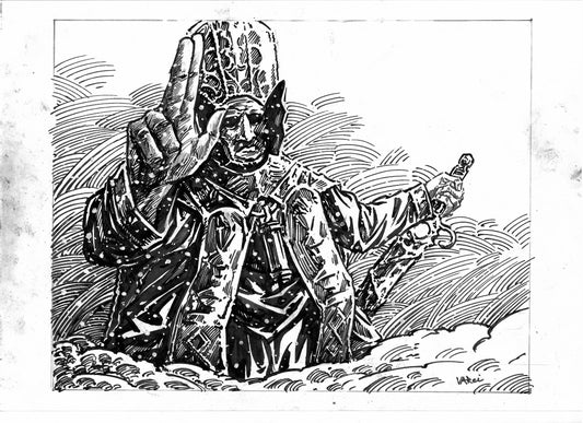 His Holiness Escribar Original Art