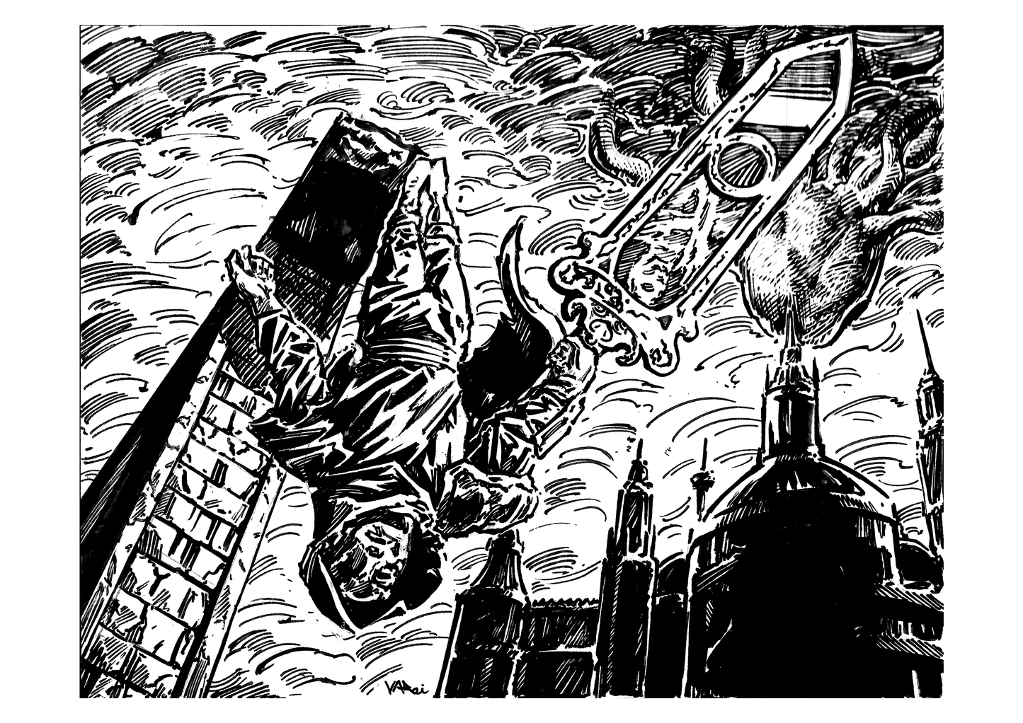 Brother Asterion Black and White Print