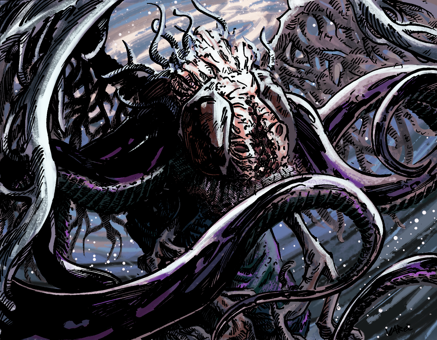 Ebrietas, Daughter of the Cosmos Color Print