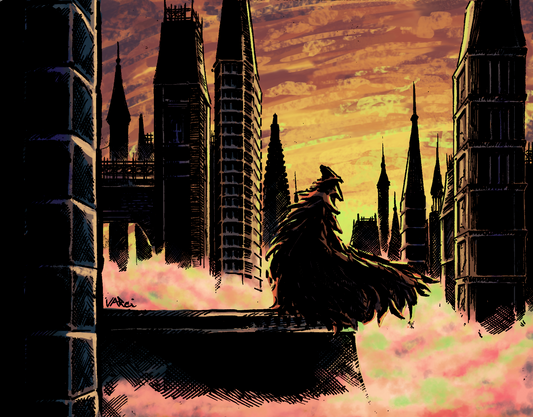 Eileen the Crow Color Print