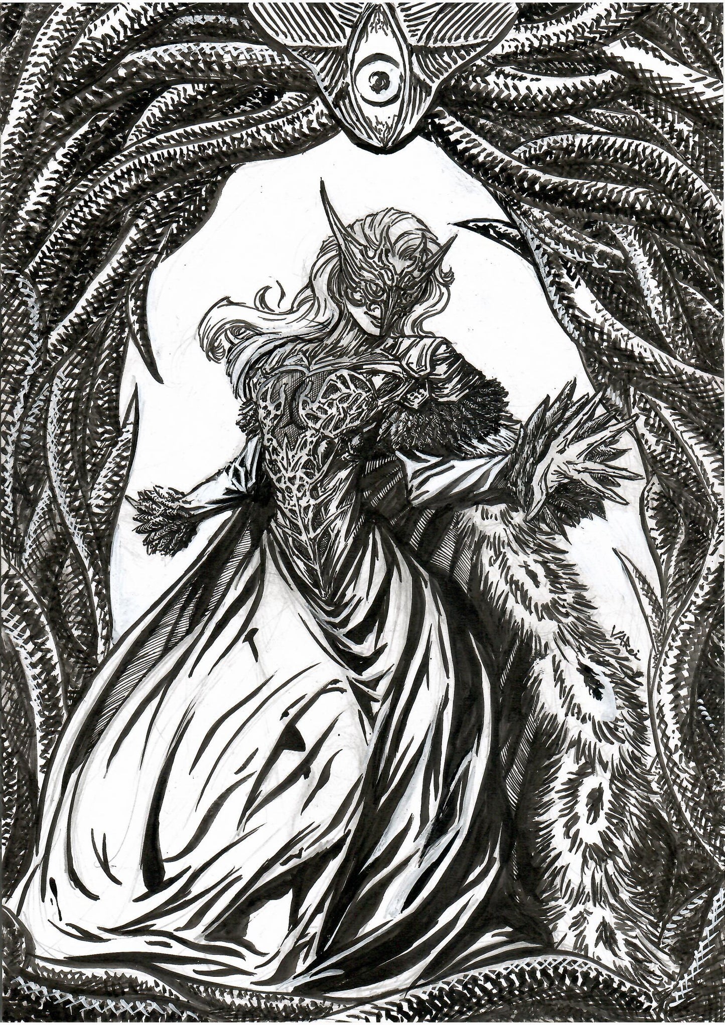Mother Superior Original Art