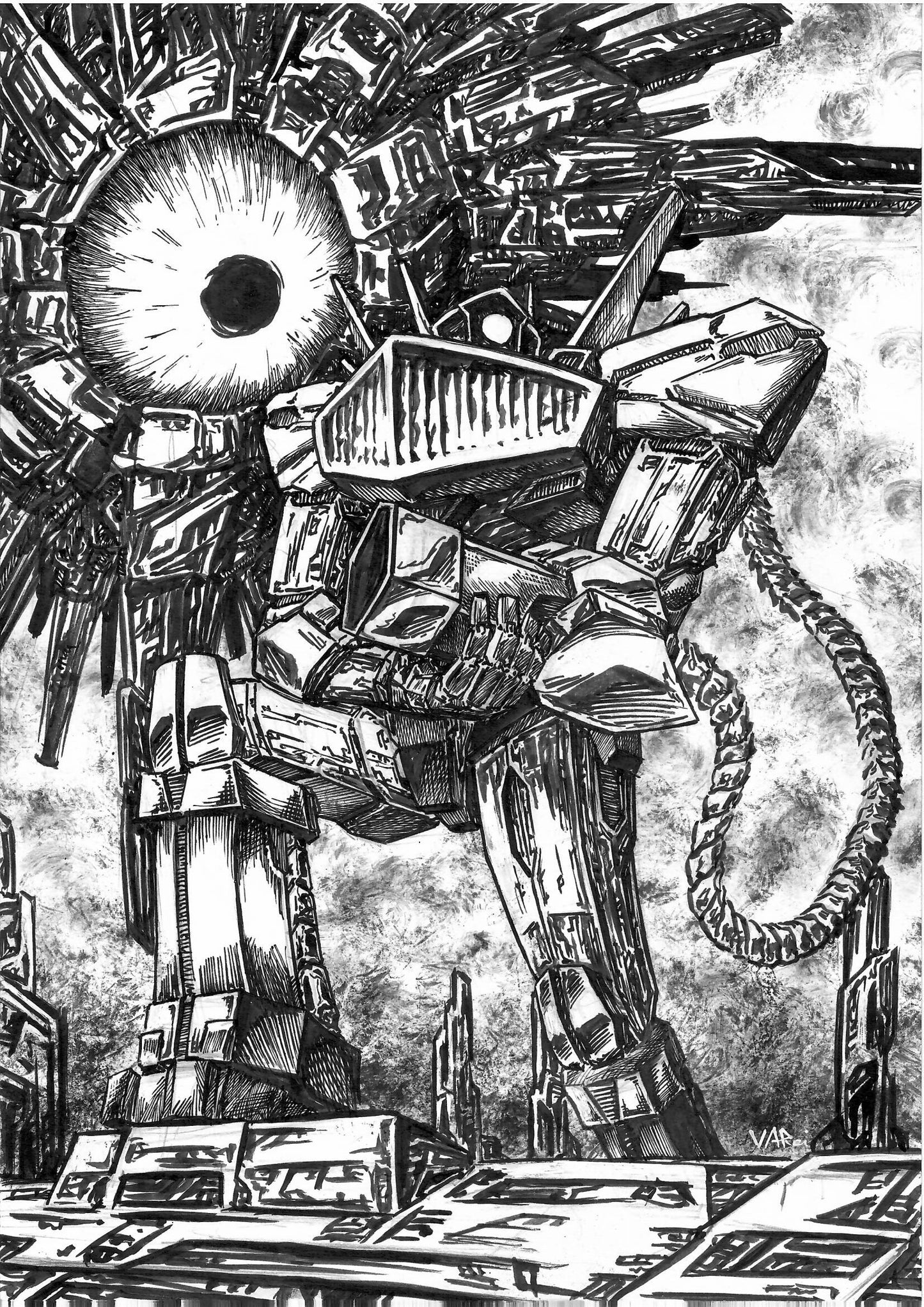 Shockwave Original Art