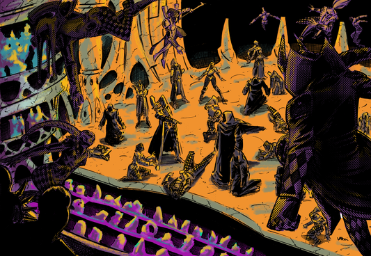 The Death of Light Color Print