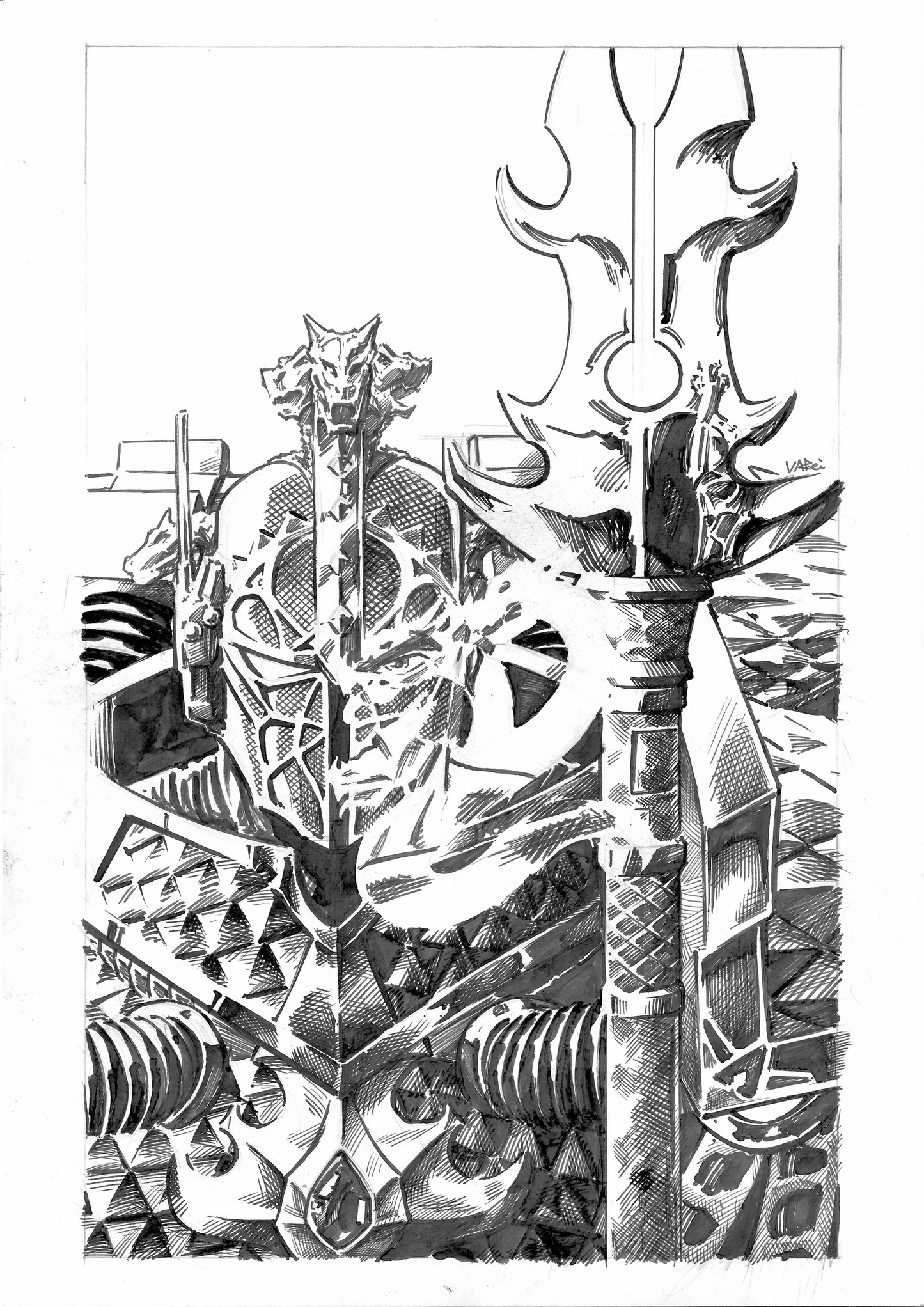Head of the Hydra Original Art