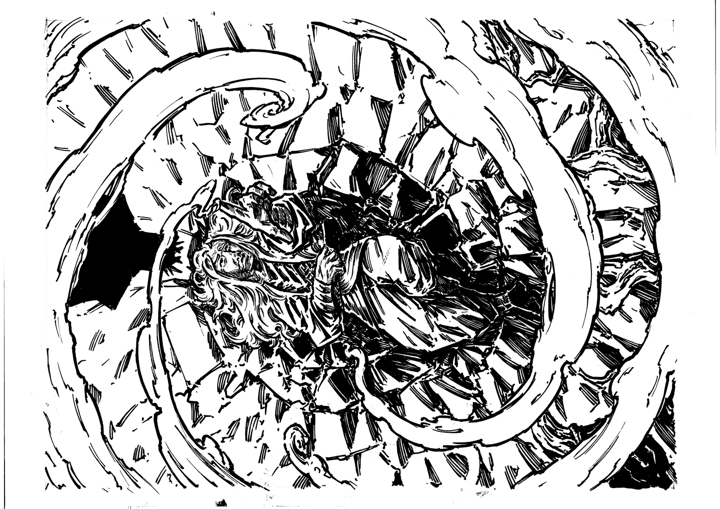 Honor Black and White Print