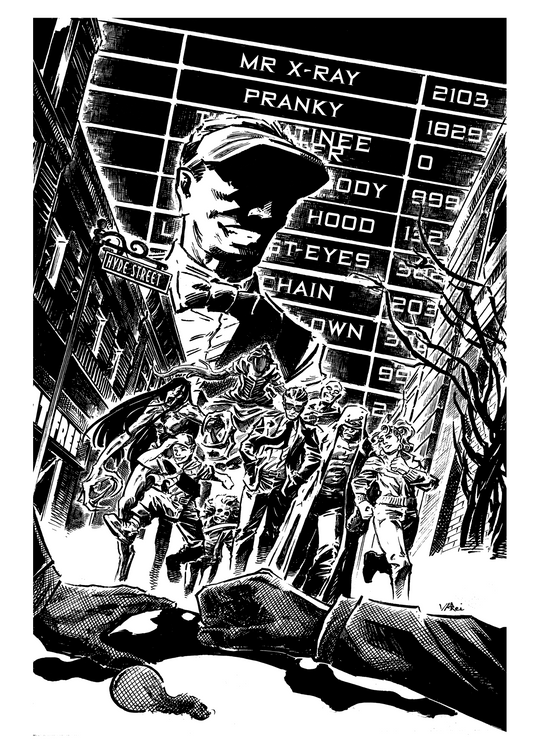 Hyde Street Black and White Print