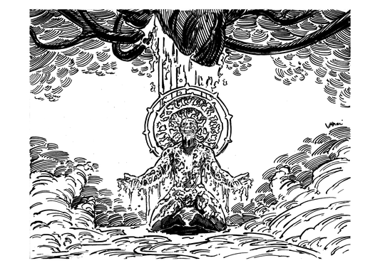 Incarnate Devotion Black and White Print