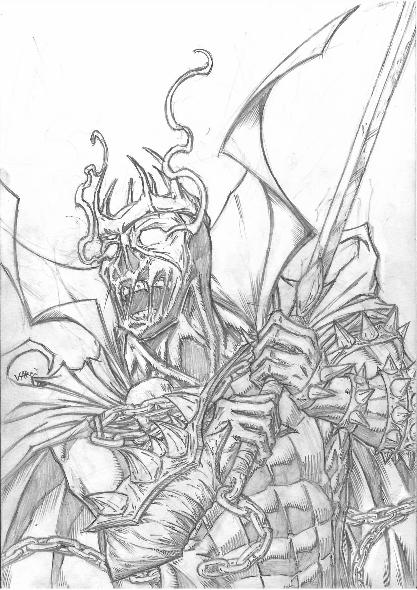 King's Pawn Original Art