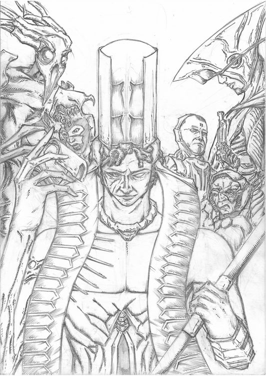 The New War Original Art