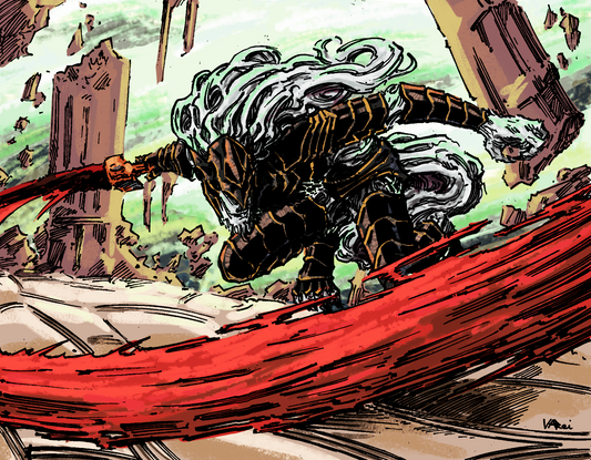 Maliketh the Black Blade Color Print