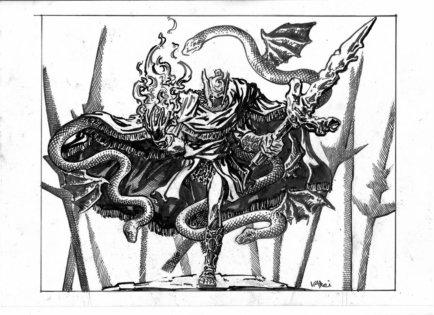 Messmer the Impaler Original Art