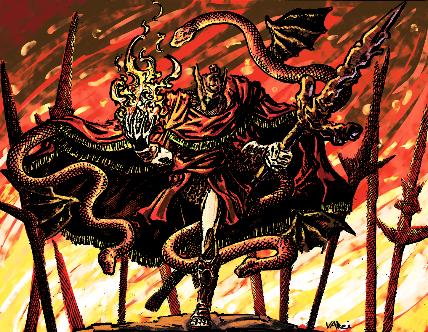 Messmer the Impaler Color Print