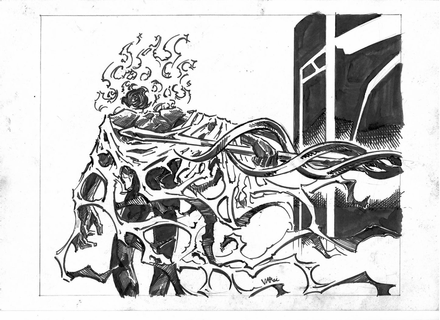 Midra, Lord of Frenzied Flame Original Art