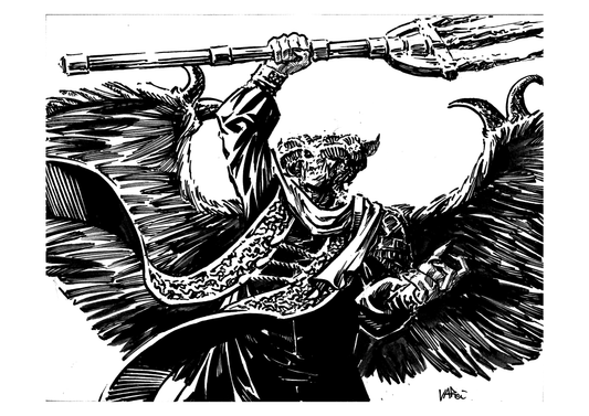 Mohg, Lord of Blood Black and White Print