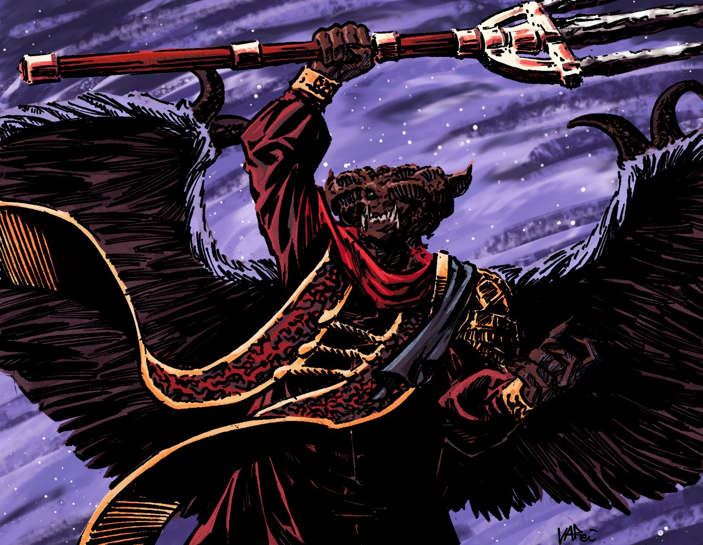 Mohg, Lord of Blood Color Print