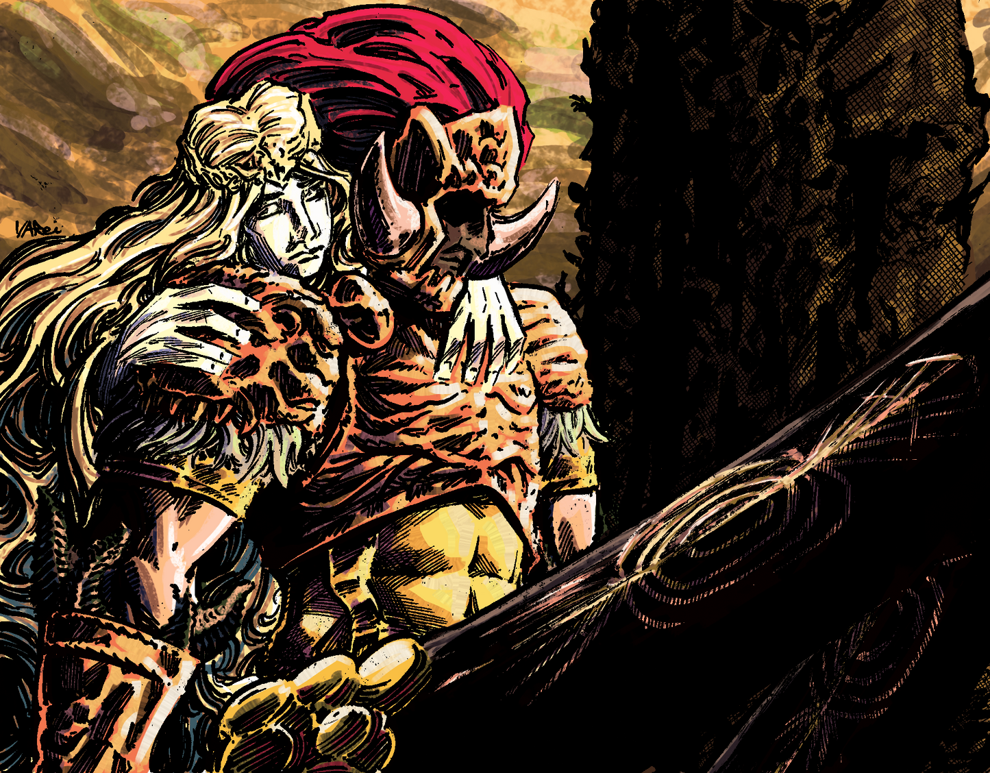 Promised Consort Radahn Color Print