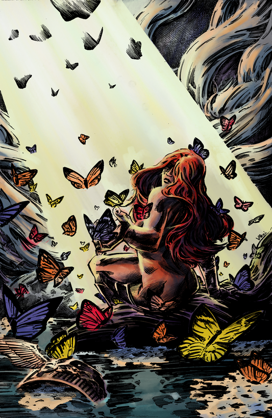 Rotten Butterfly Color Print