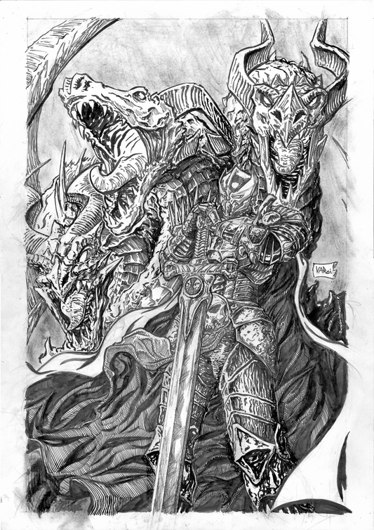 Spawnuary Scorched 1 Original Art
