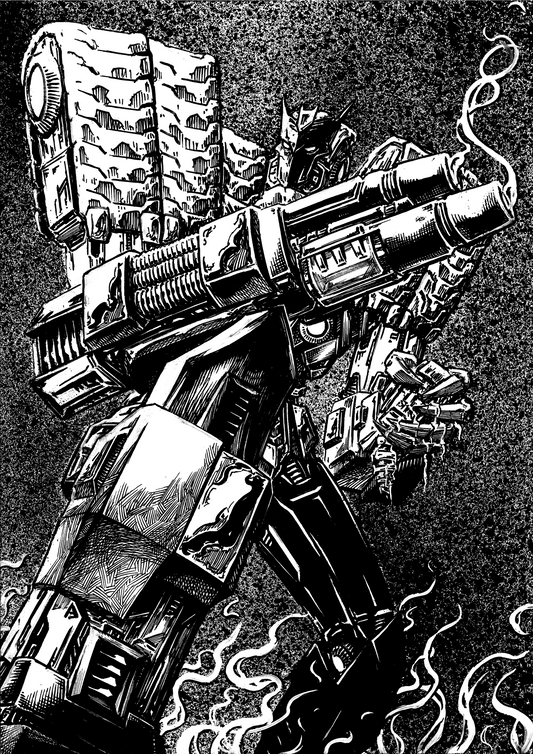 Tarn Black and White Print