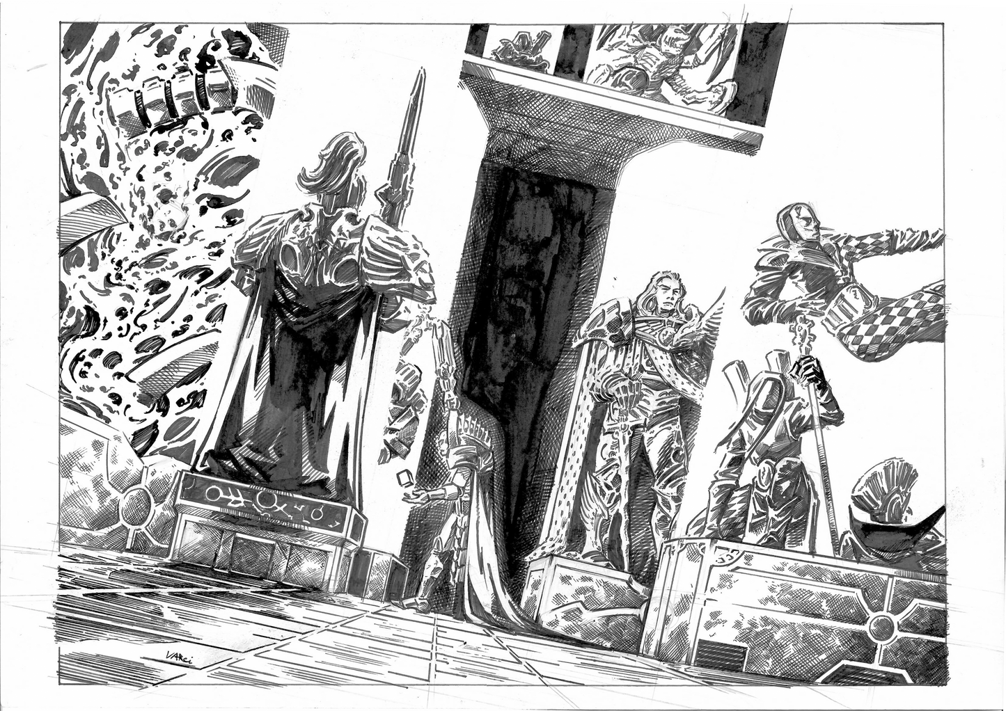 The Archaeovist Original Art
