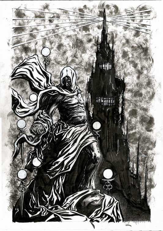 The Crimson King Original Art