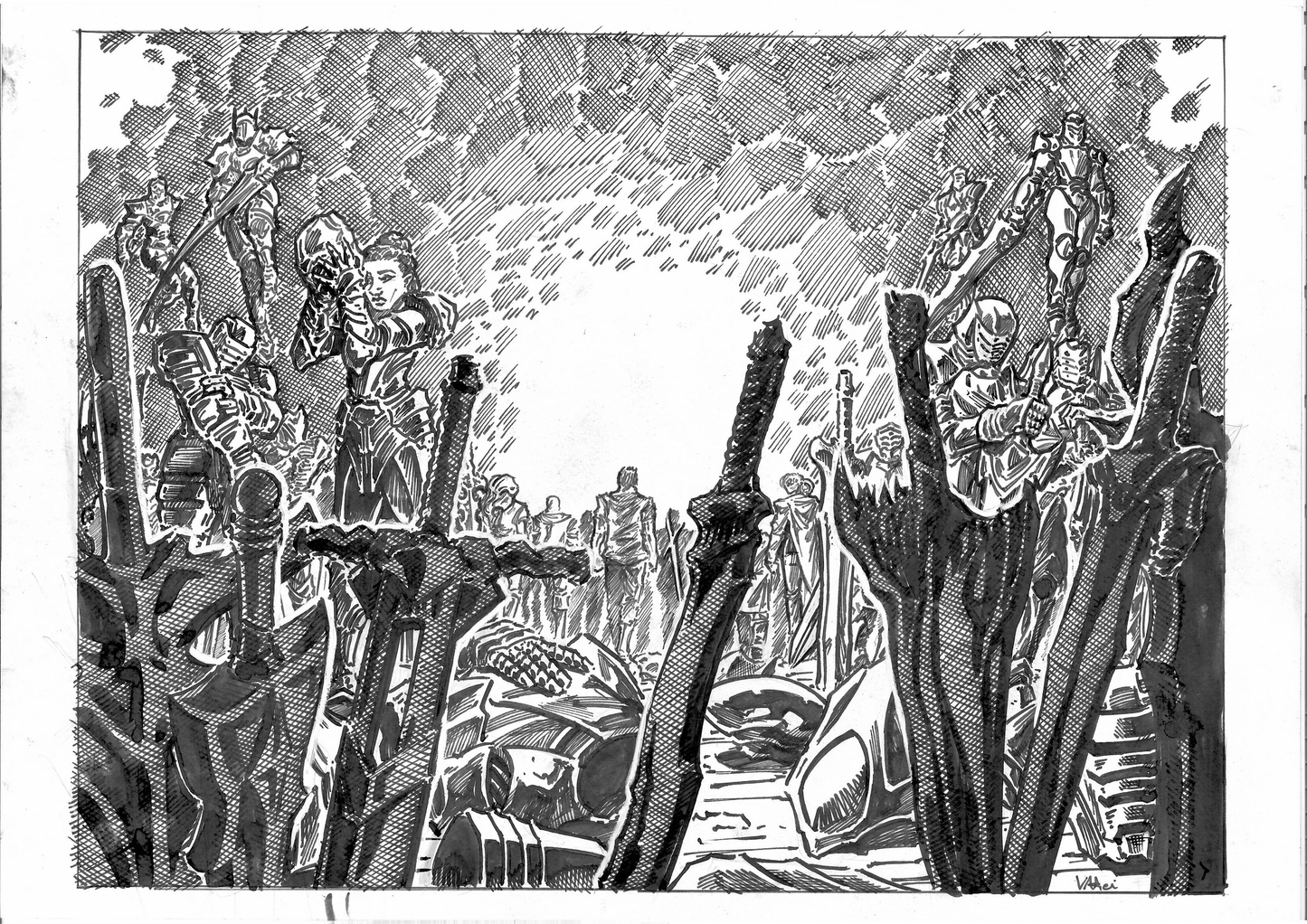 The Day of Recreance Original Art